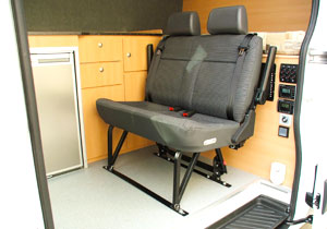 Custom fit out of motorhome